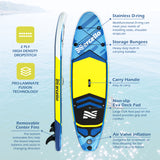 Load image into Gallery viewer, WAVES 10&#39;6&#39;&#39; Inflatable Paddle Board